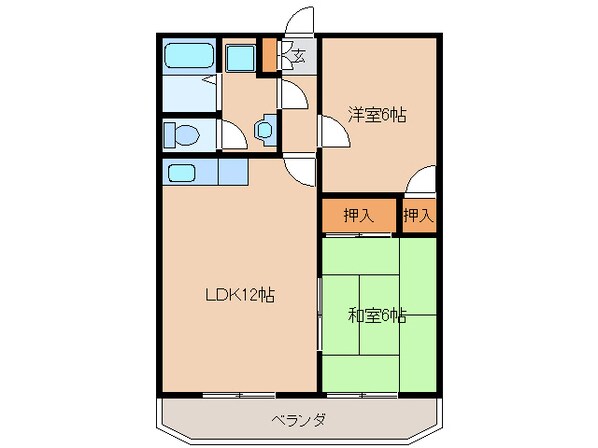 オアシス加納の物件間取画像